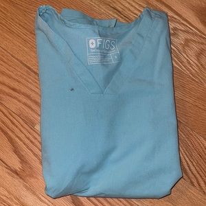 Sea Glass Casma Three Pocket Scrub Top